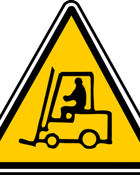 Bild på skylt med truck